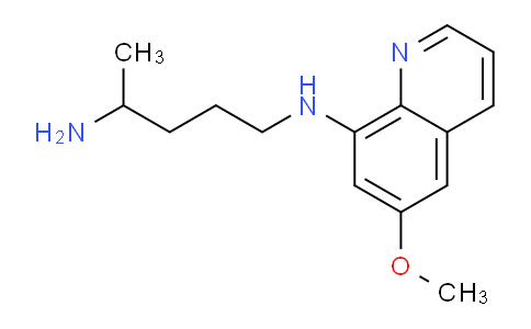 CAS No. 525-61-1, N1-(6-Methoxyquinolin-8-yl)pentane-1,4-diamine