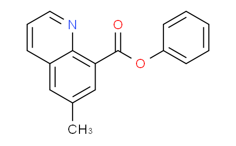 CAS No. 1442660-31-2, Phenyl 6-methylquinoline-8-carboxylate
