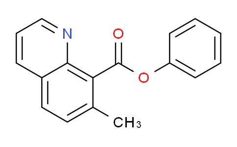 CAS No. 1442660-32-3, Phenyl 7-methylquinoline-8-carboxylate