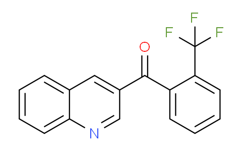 CAS No. 1187165-86-1, Quinolin-3-yl(2-(trifluoromethyl)phenyl)methanone