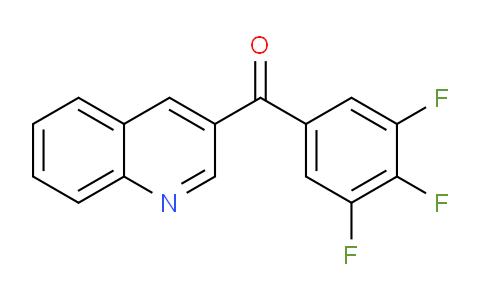 CAS No. 1187168-56-4, Quinolin-3-yl(3,4,5-trifluorophenyl)methanone