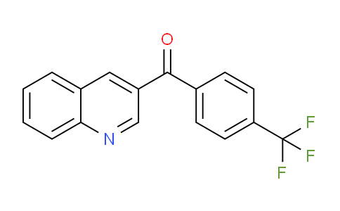 CAS No. 1187167-58-3, Quinolin-3-yl(4-(trifluoromethyl)phenyl)methanone