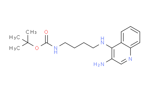 CAS No. 210303-90-5, tert-Butyl (4-((3-aminoquinolin-4-yl)amino)butyl)carbamate