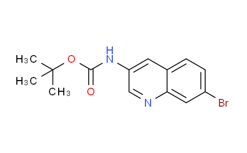 CAS No. 1447607-37-5, tert-Butyl (7-bromoquinolin-3-yl)carbamate