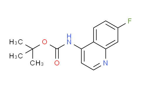 CAS No. 1447607-36-4, tert-Butyl (7-fluoroquinolin-4-yl)carbamate