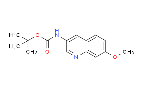 CAS No. 1823843-95-3, tert-Butyl (7-methoxyquinolin-3-yl)carbamate