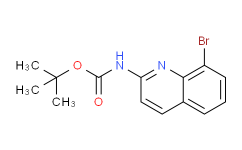 CAS No. 1447608-01-6, tert-Butyl (8-bromoquinolin-2-yl)carbamate