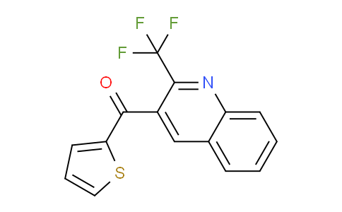 CAS No. 1380602-47-0, Thiophen-2-yl(2-(trifluoromethyl)quinolin-3-yl)methanone