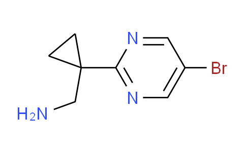 CAS No. 1447606-95-2, (1-(5-Bromopyrimidin-2-yl)cyclopropyl)methanamine