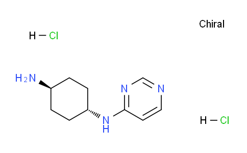 CAS No. 1380300-56-0, (1R,4r)-N1-(pyrimidin-4-yl)cyclohexane-1,4-diamine dihydrochloride