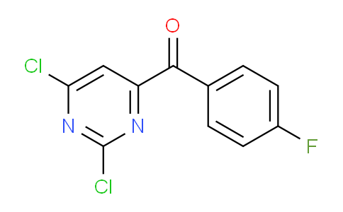 CAS No. 1099597-81-5, (2,6-Dichloropyrimidin-4-yl)-(4-fluorophenyl)methanone