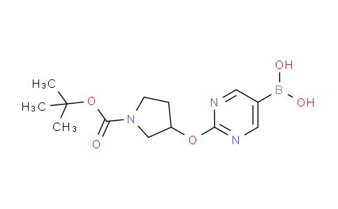 CAS No. 2096337-78-7, (2-((1-(tert-Butoxycarbonyl)pyrrolidin-3-yl)oxy)pyrimidin-5-yl)boronic acid