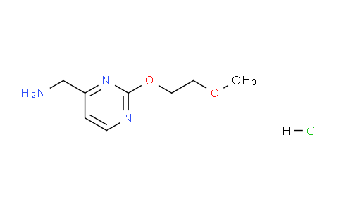 CAS No. 1439902-56-3, (2-(2-Methoxyethoxy)pyrimidin-4-yl)methanamine hydrochloride