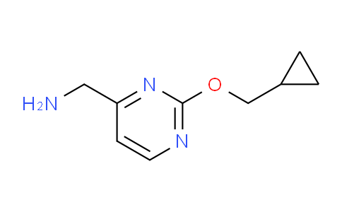 CAS No. 1439900-23-8, (2-(Cyclopropylmethoxy)pyrimidin-4-yl)methanamine
