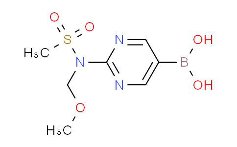 CAS No. 2096338-10-0, (2-(N-(Methoxymethyl)methylsulfonamido)pyrimidin-5-yl)boronic acid