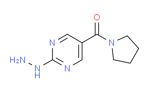 CAS No. 1325306-68-0, (2-Hydrazinylpyrimidin-5-yl)(pyrrolidin-1-yl)methanone