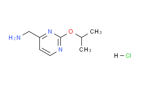 CAS No. 1439900-25-0, (2-Isopropoxypyrimidin-4-yl)methanamine hydrochloride