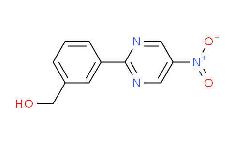 CAS No. 1349718-10-0, (3-(5-Nitropyrimidin-2-yl)phenyl)methanol