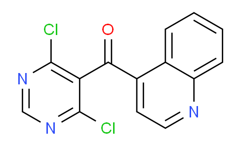 CAS No. 1260784-20-0, (4,6-Dichloropyrimidin-5-yl)(quinolin-4-yl)methanone
