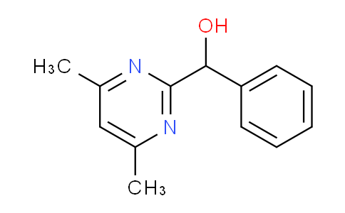CAS No. 32416-43-6, (4,6-Dimethylpyrimidin-2-yl)(phenyl)methanol