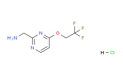 CAS No. 1196154-15-0, (4-(2,2,2-Trifluoroethoxy)pyrimidin-2-yl)methanamine hydrochloride