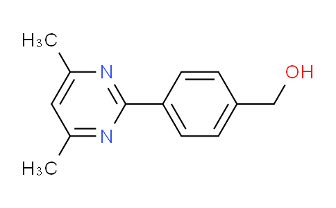 CAS No. 100806-77-7, (4-(4,6-Dimethylpyrimidin-2-yl)phenyl)methanol