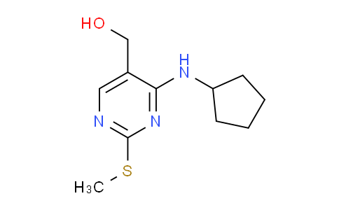 CAS No. 211245-63-5, (4-(Cyclopentylamino)-2-(methylthio)pyrimidin-5-yl)methanol