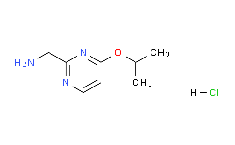 CAS No. 1196146-31-2, (4-Isopropoxypyrimidin-2-yl)methanamine hydrochloride