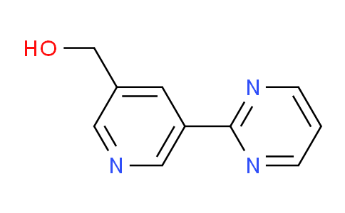 CAS No. 1346687-30-6, (5-(Pyrimidin-2-yl)pyridin-3-yl)methanol