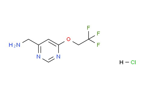 CAS No. 1439899-29-2, (6-(2,2,2-Trifluoroethoxy)pyrimidin-4-yl)methanamine hydrochloride