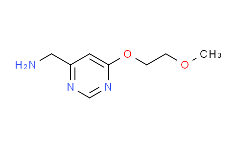 CAS No. 1439897-60-5, (6-(2-Methoxyethoxy)pyrimidin-4-yl)methanamine