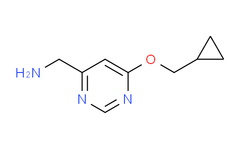 CAS No. 1439902-41-6, (6-(Cyclopropylmethoxy)pyrimidin-4-yl)methanamine