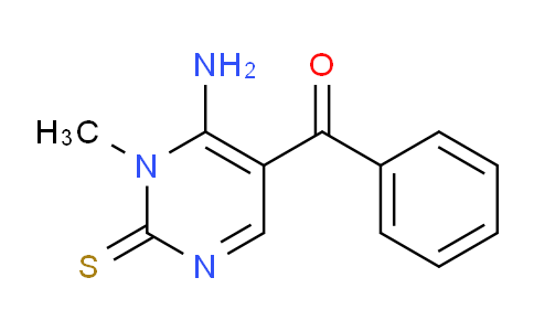 CAS No. 210235-77-1, (6-Amino-1-methyl-2-thioxo-1,2-dihydropyrimidin-5-yl)(phenyl)methanone