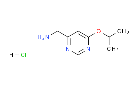 CAS No. 1439902-34-7, (6-Isopropoxypyrimidin-4-yl)methanamine hydrochloride