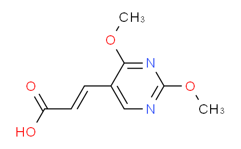 CAS No. 119923-27-2, (E)-3-(2,4-Dimethoxypyrimidin-5-yl)acrylic acid