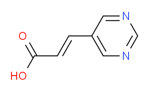 CAS No. 123530-65-4, (E)-3-(Pyrimidin-5-yl)acrylic acid