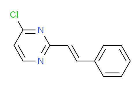 CAS No. 1245652-84-9, (E)-4-Chloro-2-styrylpyrimidine