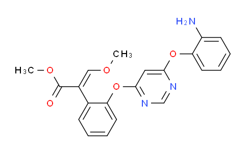 CAS No. 131860-39-4, (E)-Methyl 2-(2-((6-(2-aminophenoxy)pyrimidin-4-yl)oxy)phenyl)-3-methoxyacrylate