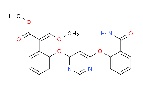CAS No. 131860-82-7, (E)-Methyl 2-(2-((6-(2-carbamoylphenoxy)pyrimidin-4-yl)oxy)phenyl)-3-methoxyacrylate