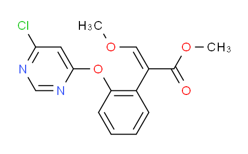 CAS No. 131860-97-4, (E)-Methyl 2-(2-((6-chloropyrimidin-4-yl)oxy)phenyl)-3-methoxyacrylate