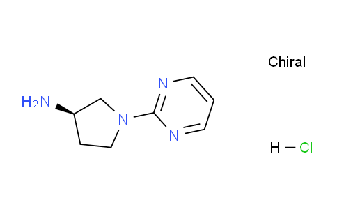 CAS No. 1421025-59-3, (R)-1-(Pyrimidin-2-yl)pyrrolidin-3-amine hydrochloride