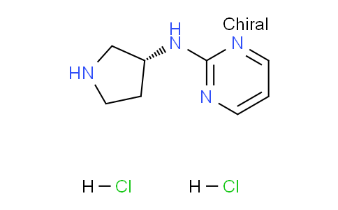 CAS No. 1349807-59-5, (R)-N-(Pyrrolidin-3-yl)pyrimidin-2-amine dihydrochloride