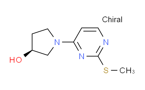 CAS No. 1261235-38-4, (S)-1-(2-(Methylthio)pyrimidin-4-yl)pyrrolidin-3-ol
