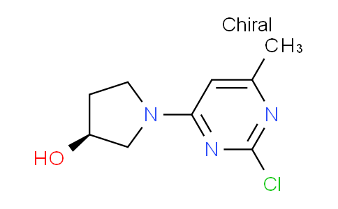 CAS No. 1261235-36-2, (S)-1-(2-Chloro-6-methylpyrimidin-4-yl)pyrrolidin-3-ol