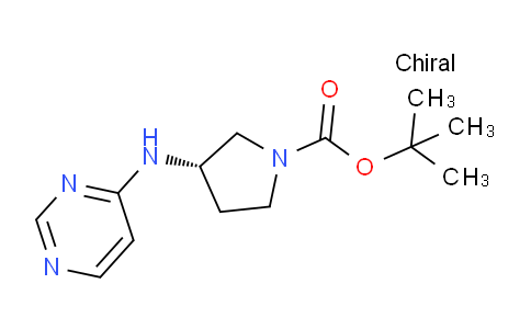 CAS No. 1448850-56-3, (S)-tert-Butyl 3-(pyrimidin-4-ylamino)pyrrolidine-1-carboxylate