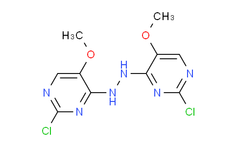 CAS No. 1956386-49-4, 1,2-Bis(2-chloro-5-methoxypyrimidin-4-yl)hydrazine