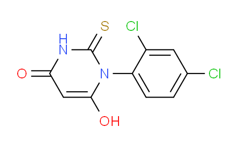 CAS No. 340216-38-8, 1-(2,4-Dichlorophenyl)-6-hydroxy-2-thioxo-2,3-dihydropyrimidin-4(1H)-one