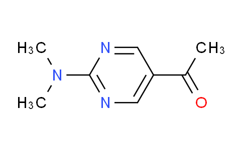 CAS No. 265107-46-8, 1-(2-(Dimethylamino)pyrimidin-5-yl)ethanone