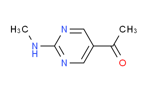 CAS No. 265107-49-1, 1-(2-(Methylamino)pyrimidin-5-yl)ethanone