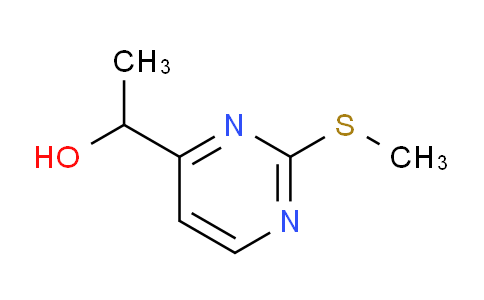 CAS No. 910112-38-8, 1-(2-(Methylthio)pyrimidin-4-yl)ethanol
